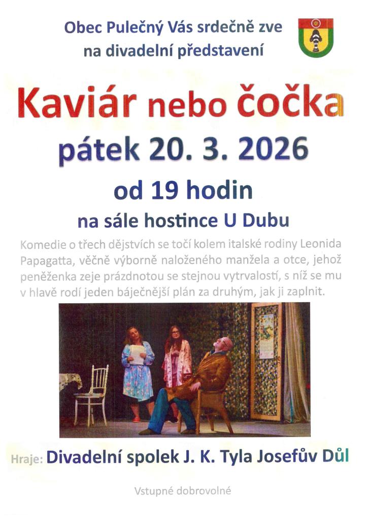 Pozvánka na divadelní představení