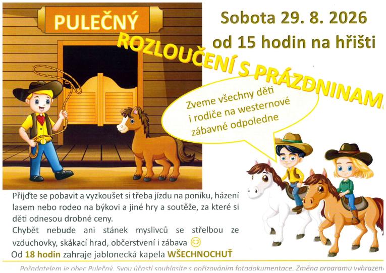Rozloučení s&nbsp;prázdninami