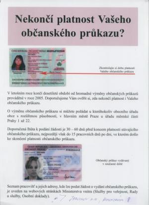Nekončí platnost Vašeho občanského průkazu? 1