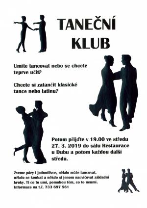 Pozvánka do "Tanečního klubu"