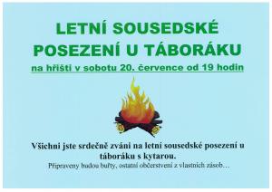 Sousedské posezení