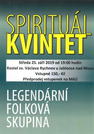 Legendární folková skupina SPIRITUÁL KVINTET