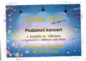 GOSPEL YETU - pozvánky na koncert
