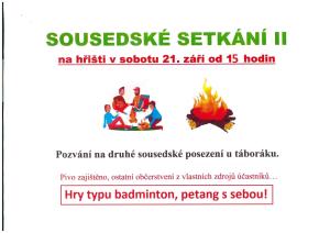 Sousedské posezení II.