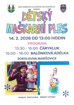Dětský maškarní ples 
